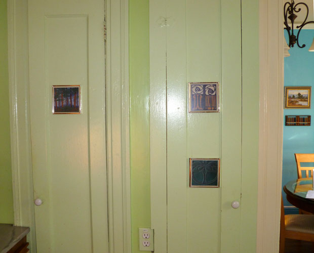 Kitchen South cupboards